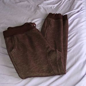 Maroon joggers